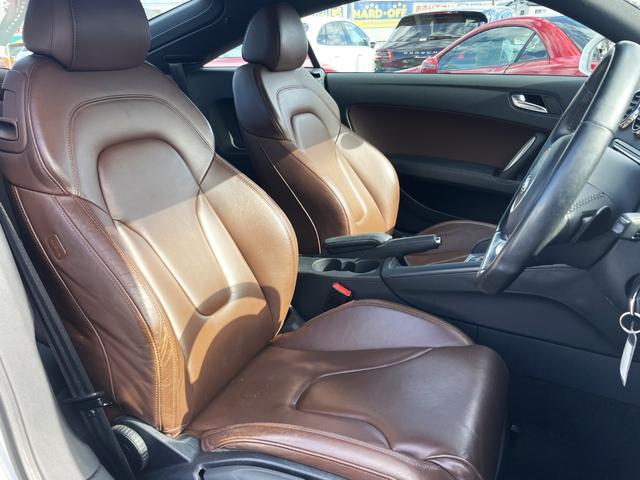 TTクーペ 1.8TFSI ブラウンレザーシート・シートヒーター 純正ナビ・TV・Bカメラ 純正17AW ETC(13枚目)