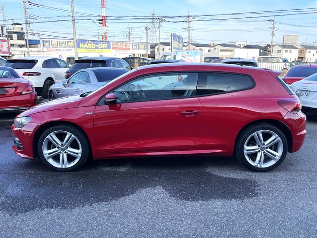 シロッコ Rライン ディナミッシュ DCC XDS カラーインジケーター Rライン専用エアロ・18AW・シート シートヒーター 純正ナビ・TV ETC(5枚目)