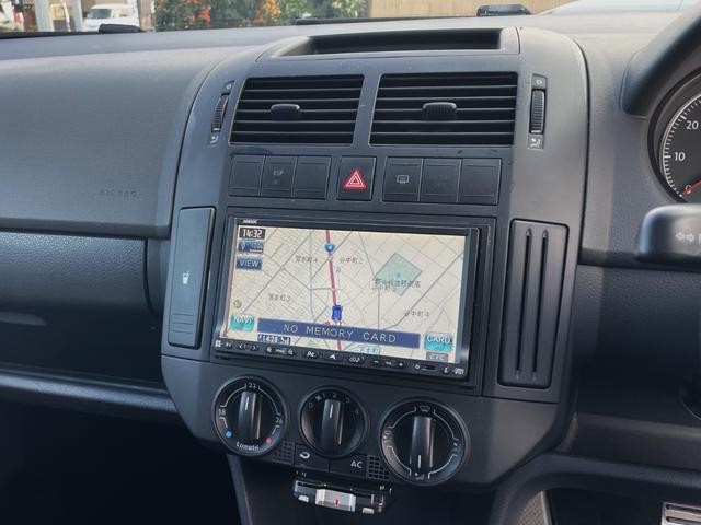 ポロ クロスポロ 9N最終型 社外ナビ・TV デジタルミラー型ドラレコ 純正17AW ETC(10枚目)