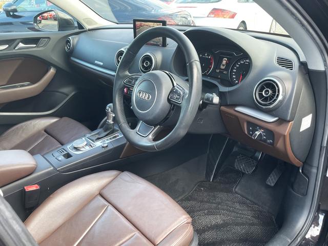 Ａ３セダン １．８ＴＦＳＩクワトロ　４ＷＤ　電動ブラウンレザーシート・シートヒーター　純正ナビ・ＴＶ・Ｂカメラ　純正１７ＡＷ　プッシュスタート　ＡＣＣ　ドライブセレクト　パドルシフト　ドラレコ　ＥＴＣ（15枚目）
