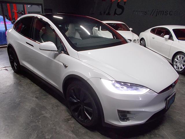 モデルＸ １００Ｄ　オートパイロット　４ＷＤ　サモン　セルフドライビングコンピューター３　ファルコンウイング　白革シート　アンビエントライト　ダブルガラスルーフ　純正２２インチアルミ　エアサスペンション　スペアキー×２（13枚目）