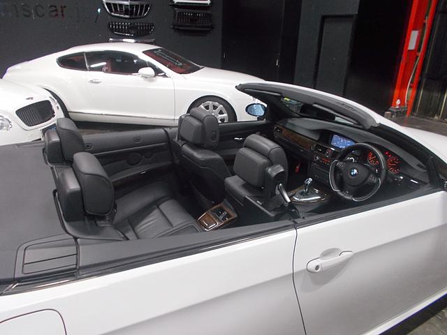 3シリーズ 335iカブリオレ Mスポーツパッケージ 7速ATツインターボ ディーラー整備車両 整備記録簿 電動オープン Mスポーツ18インチ&エアロ スペーサー 黒革シート 純正HDDナビ CD録音 DVD再生 クルーズコントロール プッシュスタート(18枚目)