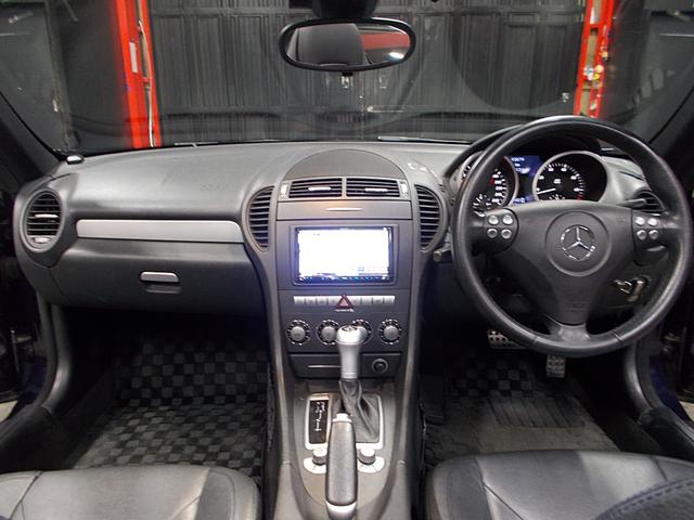 SLK SLK280 正規ディーラー車 V6 電動オープン 黒革シート SDナビ 地デジフルセグテレビ CD録音 DVD再生 ブルートゥース ETC クルーズコントロール ネックウオーマーヒーター(15枚目)