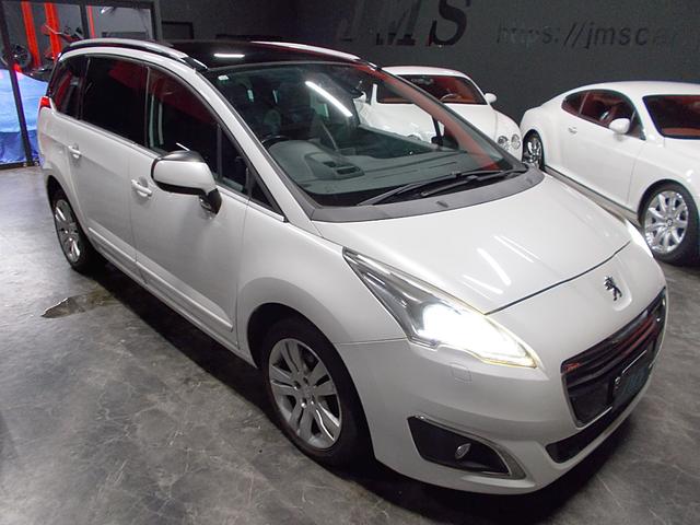 5008 シエロ 2015年モデル正規ディーラー車 レザーパッケージ パノラマガラスルーフ キセノンライト 純正17インチアルミ SDナビ 地デジフルセグ CD録音DVD再生ブルートゥース ETC クルーズコントロール(11枚目)