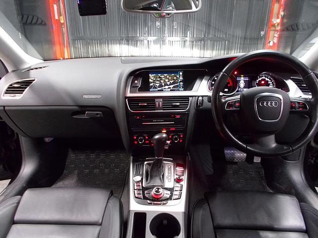 A5スポーツバック 2.0TFSIクワトロ ディーラー整備車両 整備記録簿 社外18インチアルミ 黒革シート 純正HDDナビ地デジBカメラ CD録音DVD再生ブルートゥース 前後ドライブレコーダー ETC パドルシフト 7速ATターボエンジン(16枚目)