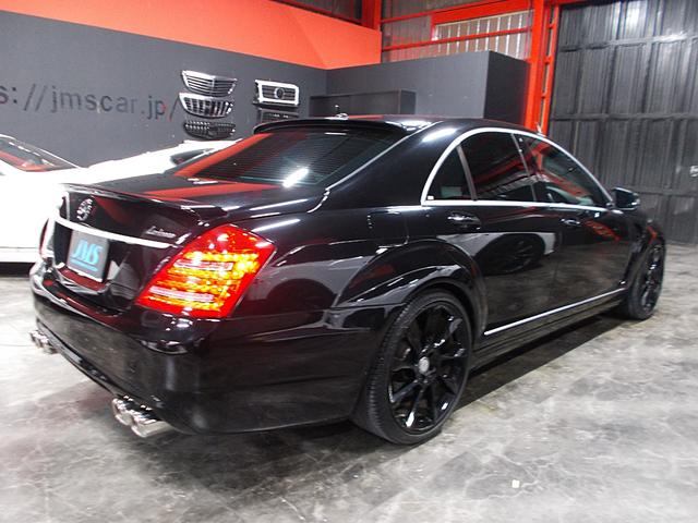 Sクラス S350 2010年後期モデル ディーラー整備車両 整備記録簿 ロリンザータイプエアロ&アルミ&マフラー 社外グリル ローダウン 黒革 ナビ地デジBカメラ CD録音 ETC クルーズコントロール(6枚目)