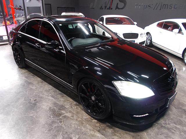 Sクラス S350 2010年後期モデル ディーラー整備車両 整備記録簿 ロリンザータイプエアロ&アルミ&マフラー 社外グリル ローダウン 黒革 ナビ地デジBカメラ CD録音 ETC クルーズコントロール(11枚目)