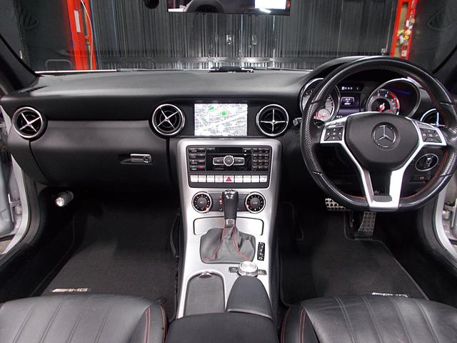 SLK SLK200エクスクルーシブ AMGスポーツパッケージ 社外エアロパーツ KW車高調 BBS18インチ GTウイング D2キャリパー D2ローター カールソンスポイラー 社外マフラー 電動オープン 黒革シート 純正ナビ 地デジTV(16枚目)