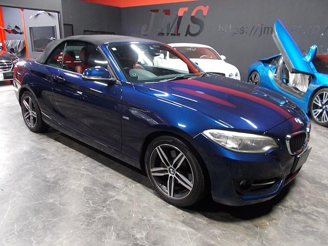 ２シリーズ ２２０ｉカブリオレ　スポーツ　ディーラー整備車両　８速ＡＴターボ　電動オープン　衝突軽減ブレーキ　レーンキープアシスト　社外ナビ　赤革シート　クルーズコントロール　プッシュスタート　スマートキー　パドルシフト　ＥＴＣ　スペアキー（25枚目）