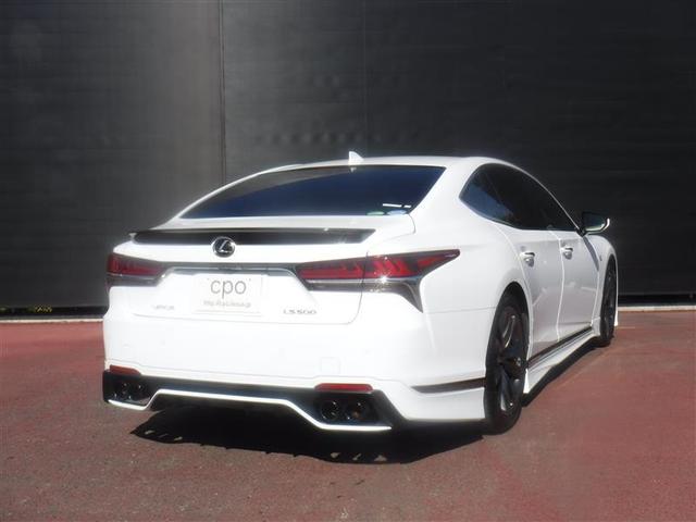 LS500 Fスポーツ 寒冷地仕様 ムーンルーフ デジタルインナーミラー ドライブレコーダー カーボンリヤスポイラー TRDフルスポイラー リモートスタートプレミアム ブレーキキャリパー赤塗装済み(2枚目)