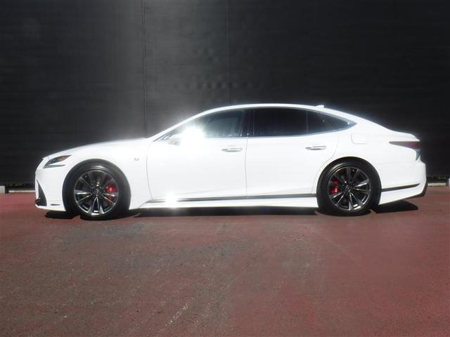 LS500 Fスポーツ 寒冷地仕様 ムーンルーフ デジタルインナーミラー ドライブレコーダー カーボンリヤスポイラー TRDフルスポイラー リモートスタートプレミアム ブレーキキャリパー赤塗装済み(3枚目)