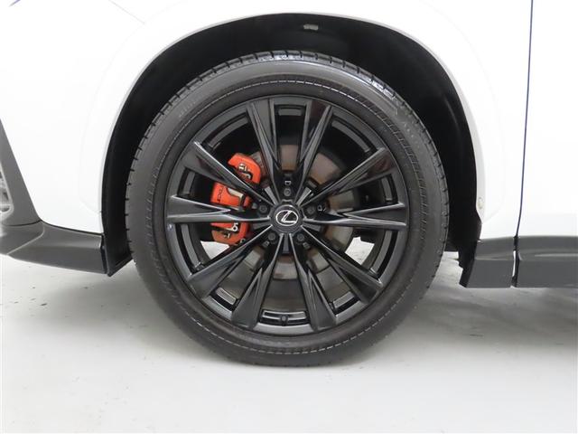 NX NX350h Fスポーツ 認定中古車CPO 20インチアルミホイール F SPORT専用オレンジブレーキキャリパー ルーフレール カラーヘッドアップディスプレイ 三眼フルLEDヘッドランプ アダプティブハイビームシステム 後席シートヒーター(10枚目)