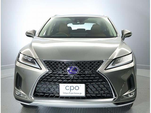 RX RX450hL ロング7人乗り サンルーフ セミアニリン本革シート/インテリアカラーオーカー おくだけ充電 ブレードスキャン式アダプティブハイビームシステム(3枚目)