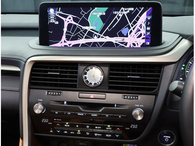 RX RX450hL ロング7人乗り サンルーフ セミアニリン本革シート/インテリアカラーオーカー おくだけ充電 ブレードスキャン式アダプティブハイビームシステム(19枚目)