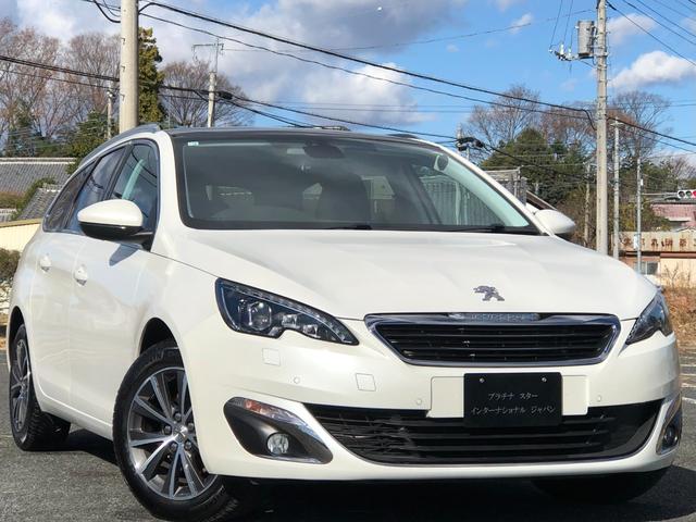 ３０８ ＳＷ　アリュール　ブルーＨＤｉ　走行４．８万・１オーナー・禁煙・カギ２本・スマートキー・記録簿７枚・取説・ＥＴＣ・Ｂカメラ・クリアランスソナー・ダブルエアコン・ＡＵＸ接続・電動パノラマルーフ・フロントフォグランプ・プライバシーガラス（2枚目）