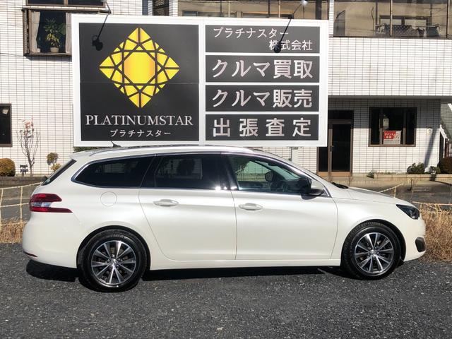 ３０８ ＳＷ　アリュール　ブルーＨＤｉ　走行４．８万・１オーナー・禁煙・カギ２本・スマートキー・記録簿７枚・取説・ＥＴＣ・Ｂカメラ・クリアランスソナー・ダブルエアコン・ＡＵＸ接続・電動パノラマルーフ・フロントフォグランプ・プライバシーガラス（3枚目）