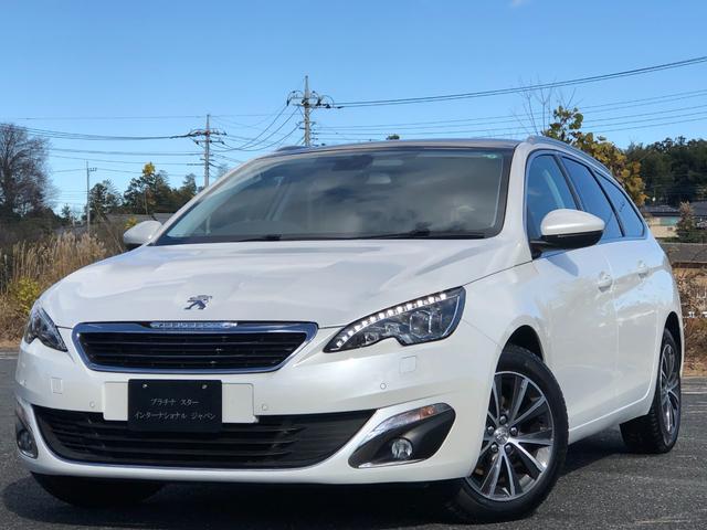 ３０８ ＳＷ　アリュール　ブルーＨＤｉ　走行４．８万・１オーナー・禁煙・カギ２本・スマートキー・記録簿７枚・取説・ＥＴＣ・Ｂカメラ・クリアランスソナー・ダブルエアコン・ＡＵＸ接続・電動パノラマルーフ・フロントフォグランプ・プライバシーガラス（4枚目）