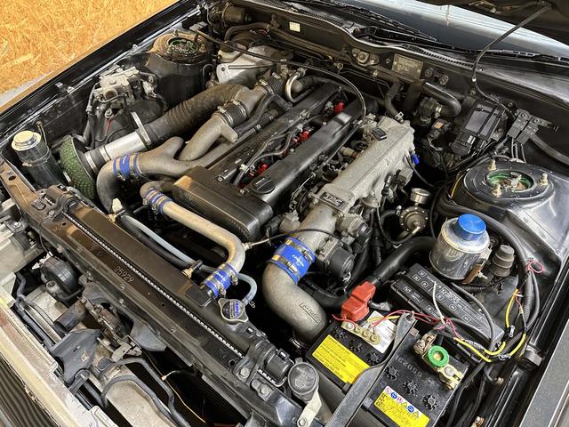 クレスタ ＧＴツインターボ　１ＪＺ－ＧＴＥ　５ＭＴ換装公認　Ｒ３２純ＡＷ　新品タイヤ　３２６Ｐｏｗｅｒ車高調　ＨＫＳパワーインテーク　ＴＲＵＳＴインタークーラー　デュアルマフラー　ＲＥＣＡＲＯシート（19枚目）