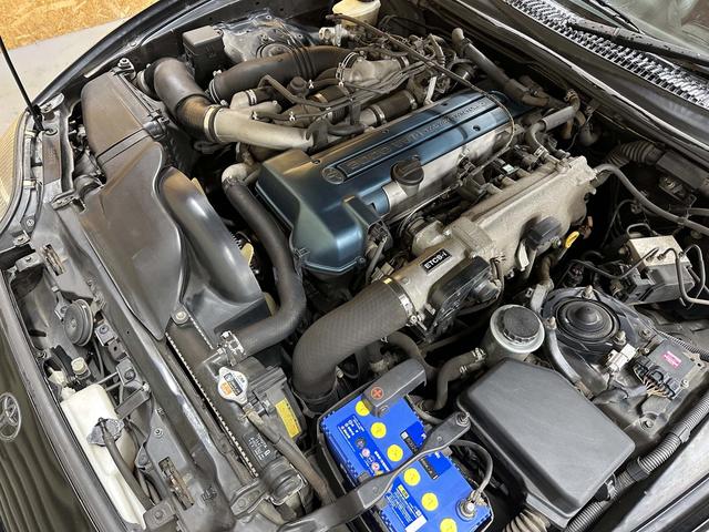 スープラ ＲＺ－Ｓ　２ＪＺ－ＧＴＥ　ワンオーナー　純エアロ　リアバンパーガーニッシュ　ＷｅｄｓｓｐｏｒｔＳＡ－１０　黒革シート　ＥＴＣ　タイヤ空気圧モニタリングシステム　保証書　記録簿　スペアキー（18枚目）