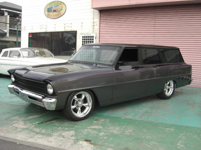 シボレーノーバ 350エンジン 4速オートマ エアコン チルトステアリング 4輪ディスクブレーキ フォード9デフ(2枚目)