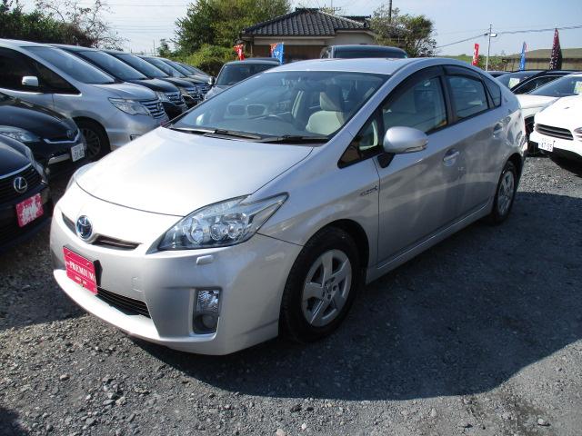 プリウス S LEDエディション 特別仕様車 SDナビ 地デジ CD バックカメラ スマートキー プッシュスタート ETC 純正15アルミ LEDライト フォグ ウインカー付きミラー オートエアコン ドアバイザー プライバシーガラス(28枚目)