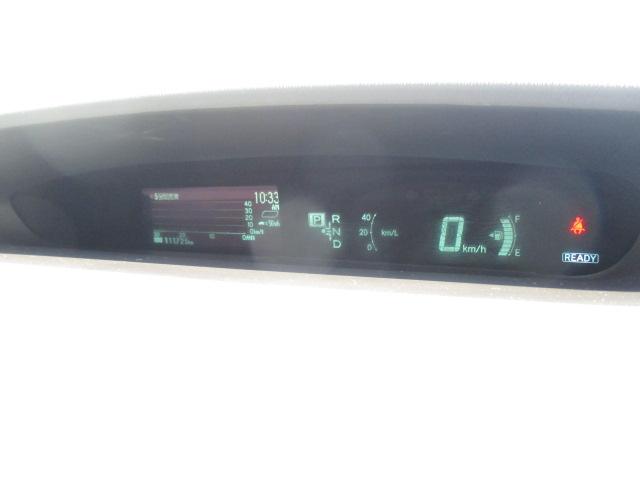 プリウス S LEDエディション 特別仕様車 SDナビ 地デジ CD バックカメラ スマートキー プッシュスタート ETC 純正15アルミ LEDライト フォグ ウインカー付きミラー オートエアコン ドアバイザー プライバシーガラス(41枚目)