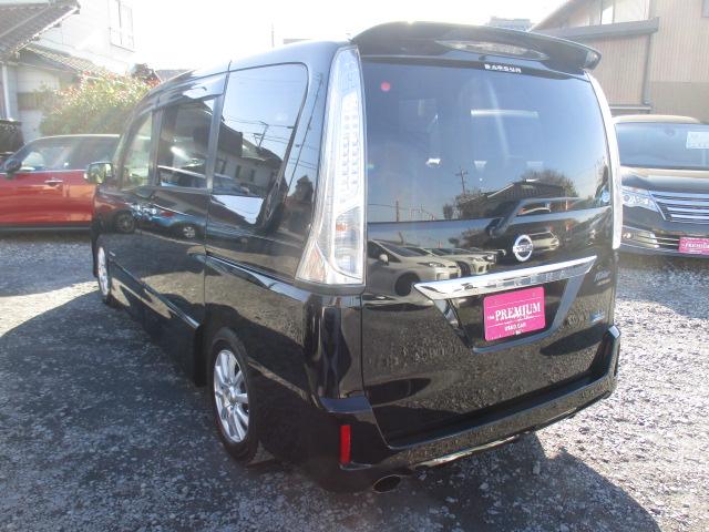 セレナ ライダー　ブラックライン　Ｓ－ハイブリッド　１年走行無制限保証付　特別仕様車　両側自動ドア　純正ＳＤナビ　フルセグ　ＢＴオーディオ　Ｂカメラ　左サイドカメラ　後席モニター　スマキー　ＥＴＣ　ドラレコ　社外１５ＡＷ　ＨＩＤライト　フォグ　リアスポ（31枚目）