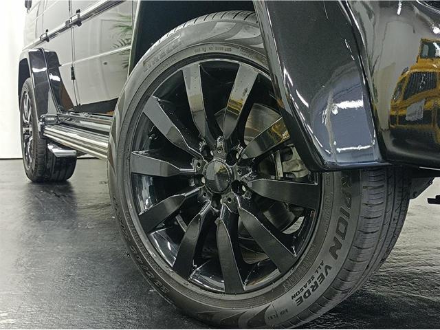 G55 AMGロング デジーノレザー BRABUSバンパー BRABUSグリル ARTデュアルヘッドライト ARTオーバーフェンダー 背面タイヤレススムージング カーボンステアリング マッキントッシュアンプ(36枚目)