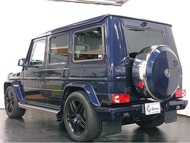 Ｇ６３　右ハンドル　デジーノエクスクルーシブインテリア　２トーンレザー　Ｗ４６３最終モデル　カープレイ対応　後期８インチモニター　希少タンザナイトブルー　ローダウンサスペンション　ブラックＡＭＧ２０インチＡＷ(2枚目)