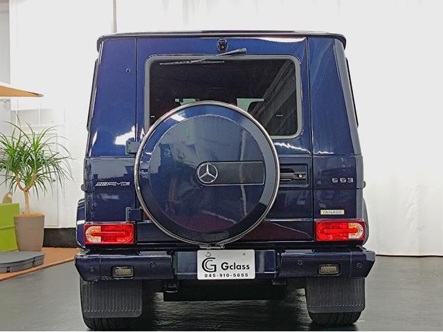 Ｇ６３　右ハンドル　デジーノエクスクルーシブインテリア　２トーンレザー　Ｗ４６３最終モデル　カープレイ対応　後期８インチモニター　希少タンザナイトブルー　ローダウンサスペンション　ブラックＡＭＧ２０インチＡＷ(77枚目)