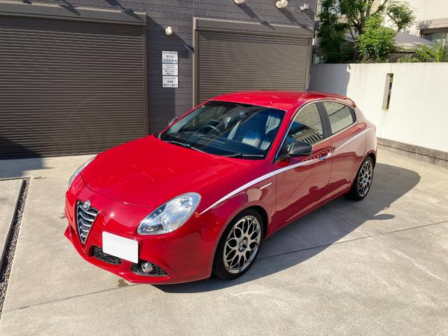 ジュリエッタ ケン オクヤマ スペチアーレ ロッサ ディーラー車 禁煙車 限定車 パドルシフト 前後センサー Bluetooth 18インチ専用ホイール ETC 取扱説明書 スペアキー スペアタイヤ(3枚目)