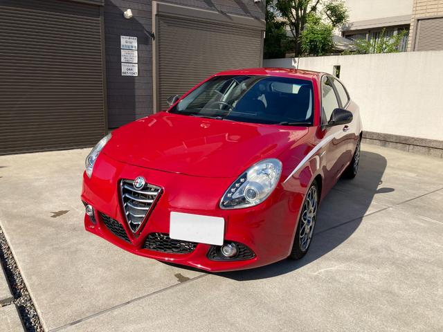 ジュリエッタ ケン オクヤマ スペチアーレ ロッサ ディーラー車 禁煙車 限定車 パドルシフト 前後センサー Bluetooth 18インチ専用ホイール ETC 取扱説明書 スペアキー スペアタイヤ(5枚目)