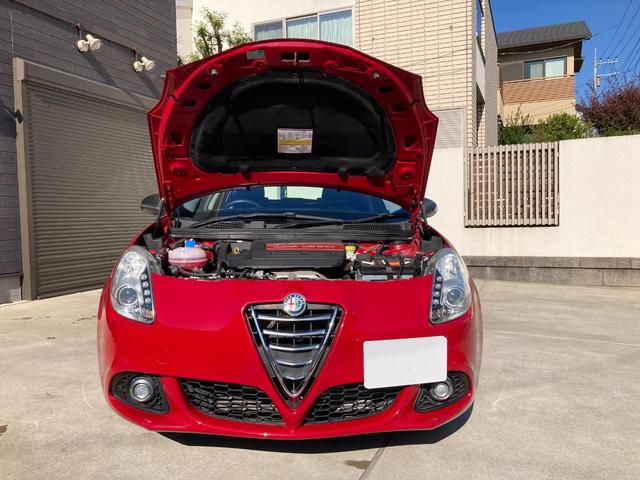 ジュリエッタ ケン オクヤマ スペチアーレ ロッサ ディーラー車 禁煙車 限定車 パドルシフト 前後センサー Bluetooth 18インチ専用ホイール ETC 取扱説明書 スペアキー スペアタイヤ(58枚目)