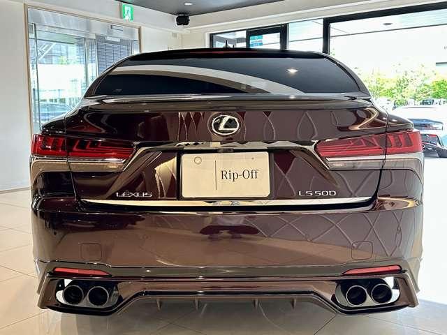 LS LS500 Fスポーツ TRDフルエアロ サンルーフ WALD22インチ リアスポイラースポーツマフラー&リアディフューザー エアロダイナミクスミラーカバー TOMSスロットルコントローラー(5枚目)