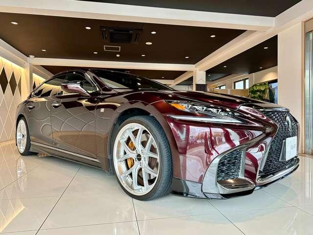 LS LS500 Fスポーツ TRDフルエアロ サンルーフ WALD22インチ リアスポイラースポーツマフラー&リアディフューザー エアロダイナミクスミラーカバー TOMSスロットルコントローラー(7枚目)