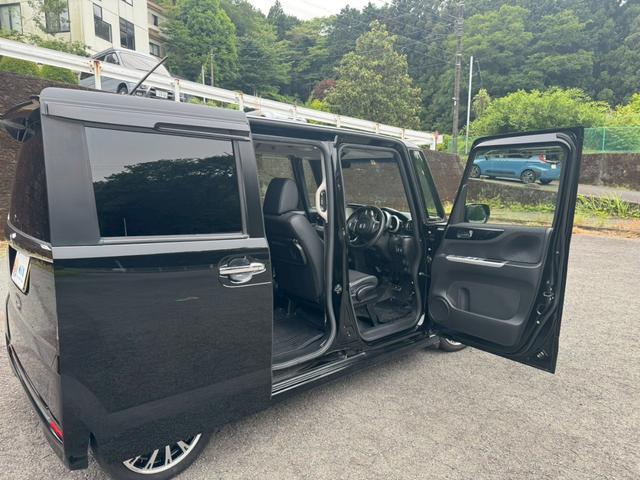 Ｎ－ＢＯＸカスタム Ｇ　ターボＳＳブラックスタイルパッケージ　ＥＴＣ　バックカメラ　両側電動スライドドア　ナビ　ＴＶ　オートクルーズコントロール　衝突被害軽減システム　オートライト　ＨＩＤ　スマートキー　アイドリングストップ　電動格納ミラー　ベンチシート　ＣＶＴ（63枚目）