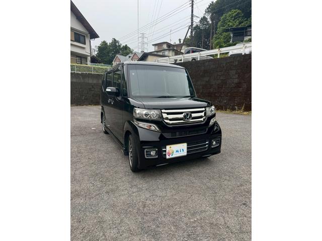 Ｎ－ＢＯＸカスタム Ｇ　ターボＳＳブラックスタイルパッケージ　ＥＴＣ　バックカメラ　両側電動スライドドア　ナビ　ＴＶ　オートクルーズコントロール　衝突被害軽減システム　オートライト　ＨＩＤ　スマートキー　アイドリングストップ　電動格納ミラー　ベンチシート　ＣＶＴ（66枚目）