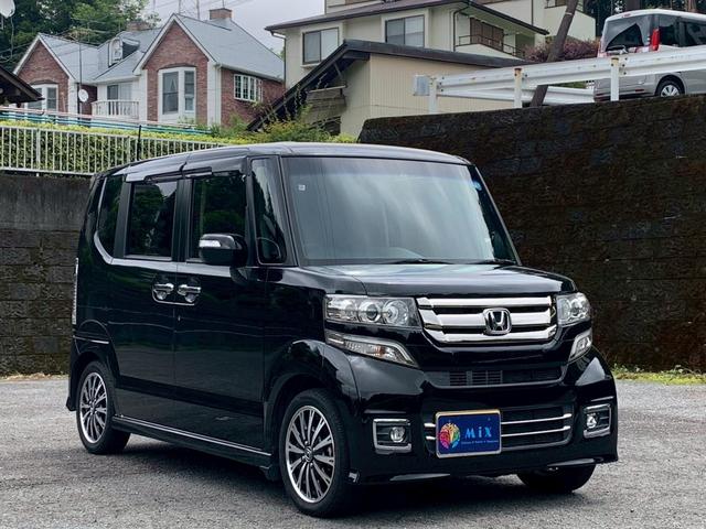 Ｎ－ＢＯＸカスタム Ｇ　ターボＳＳブラックスタイルパッケージ　ＥＴＣ　バックカメラ　両側電動スライドドア　ナビ　ＴＶ　オートクルーズコントロール　衝突被害軽減システム　オートライト　ＨＩＤ　スマートキー　アイドリングストップ　電動格納ミラー　ベンチシート　ＣＶＴ（75枚目）