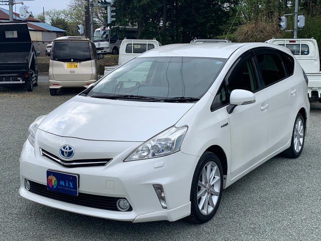 プリウスアルファ Ｓツーリングセレクション　ＥＴＣ　バックカメラ　ナビ　ＴＶ　アルミホイール　オートライト　ヘッドライトウォッシャー　スマートキー　電動格納ミラー　ＣＶＴ　盗難防止システム　衝突安全ボディ　ＡＢＳ　ＣＤ　ＵＳＢ　エアコン（11枚目）