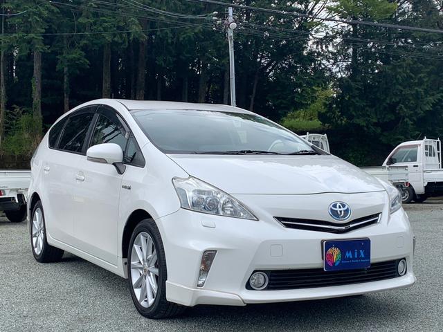 プリウスアルファ Ｓツーリングセレクション　ＥＴＣ　バックカメラ　ナビ　ＴＶ　アルミホイール　オートライト　ヘッドライトウォッシャー　スマートキー　電動格納ミラー　ＣＶＴ　盗難防止システム　衝突安全ボディ　ＡＢＳ　ＣＤ　ＵＳＢ　エアコン（13枚目）