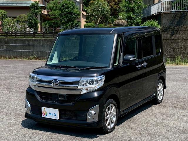 タント カスタムX SAII 両側スライド・片側電動 ナビ TV 衝突被害軽減システム オートライト LEDヘッドランプ スマートキー アイドリングストップ 電動格納ミラー ベンチシート CVT 盗難防止システム ABS ESC(12枚目)