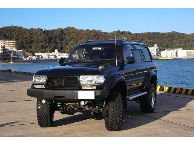 ランドクルーザー80 VXリミテッド 5人乗り 1ナンバー デフロック ムーンルーフ アクセサリーメーター リアエアコン FOXショック(6枚目)