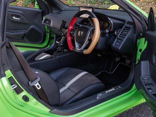 Ｓ６６０ α　純正オプションアドバンスドルームミラー　　ワンオーナー　無限マフラー　ＲＡＹＳ／ＴＥ３７　無限ステアリング　無限ハードトップ　無限ミラー（17枚目）