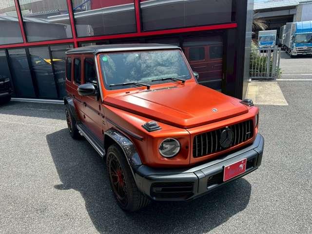 Gクラス G63 マグノヒーローエディション WD 限定車 manufakturプログラムプラス ドライカーボンフェンダー カーボンインテリアPKG カーボンステアリング(5枚目)