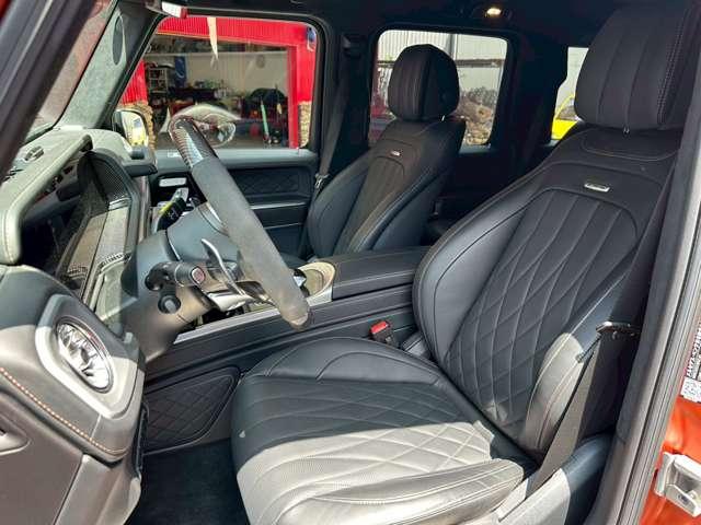 Gクラス G63 マグノヒーローエディション WD 限定車 manufakturプログラムプラス ドライカーボンフェンダー カーボンインテリアPKG カーボンステアリング(7枚目)
