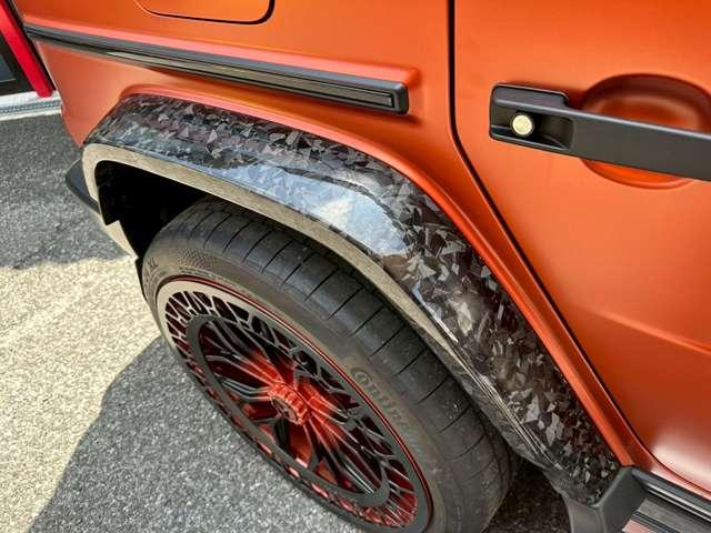Gクラス G63 マグノヒーローエディション WD 限定車 manufakturプログラムプラス ドライカーボンフェンダー カーボンインテリアPKG カーボンステアリング(22枚目)
