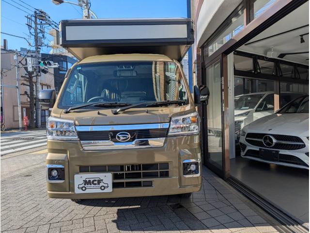 ハイゼットトラック ジャンボエクストラ トラキャン ETC エアコン プッシュスタート スペアキー ドライブレコーダー ミラー型 carplay/Android auto対応 キャンピングカー(3枚目)