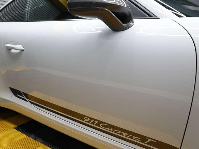 911 911カレラT ユーザー買取車 禁煙車 スポーツクロノP 純正PCMナビ GTスポーツステアリング パワーステアリングプラス 4人乗り パワーシート シートヒーター 純正20インチアルミホイールブラック(40枚目)
