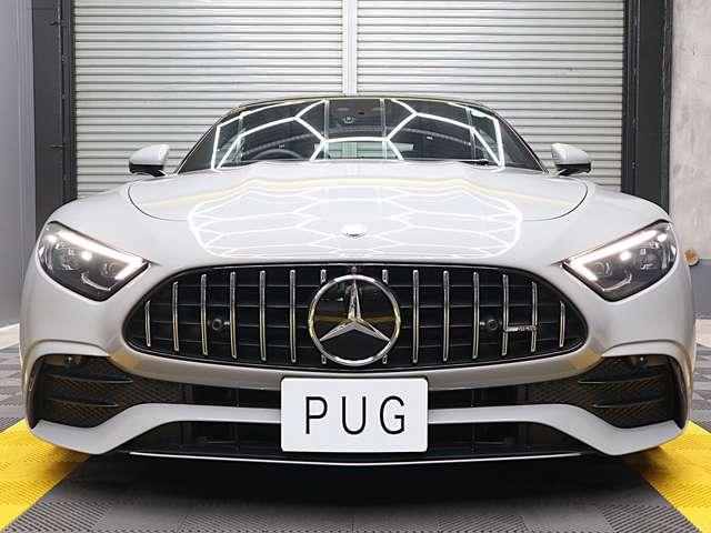 SL SL43 禁煙車 黒革&黒幌 外装色(アルペングレー) HUD AMGダイナミック+パッケージ AMGライドコントロールサスペンション ブルメスター3Dサウンド(5枚目)
