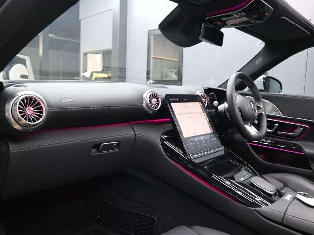 SL SL43 禁煙車 黒革&黒幌 外装色(アルペングレー) HUD AMGダイナミック+パッケージ AMGライドコントロールサスペンション ブルメスター3Dサウンド(55枚目)